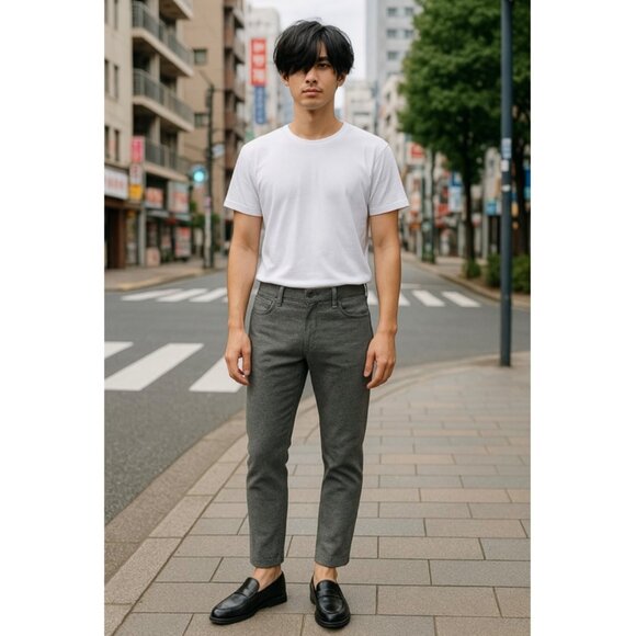 Japan Blue Other - Japan Blue Jeans Men Pockets Gray Skinny Casual Pockets Grey Stretch Cotton 32